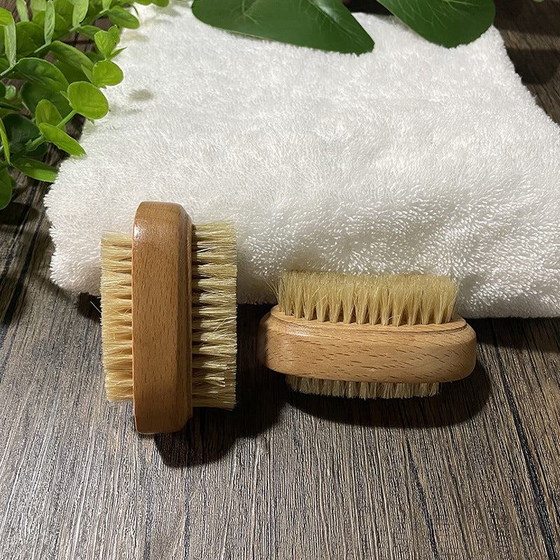 Natural Wooden Body Scrub Brush
