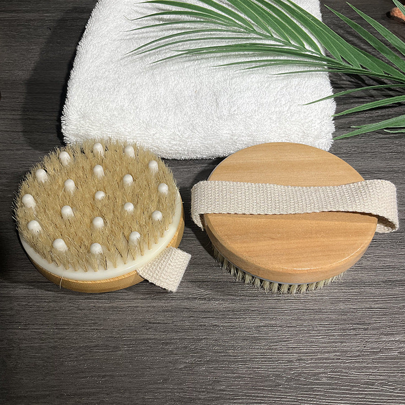 Natural Wooden Body Scrub Brush