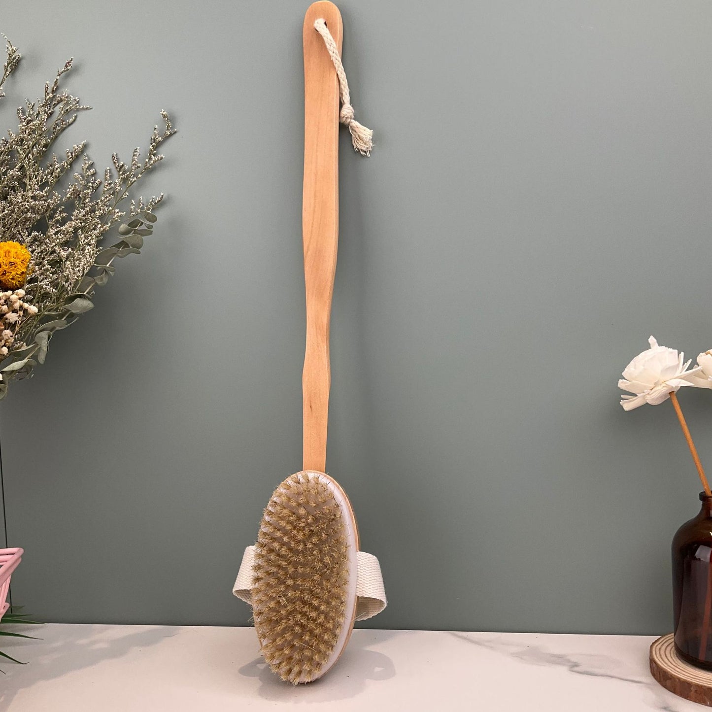 Natural Wooden Body Scrub Brush