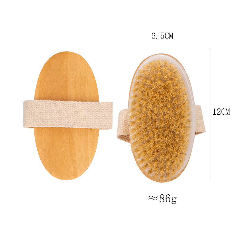 Natural Wooden Body Scrub Brush