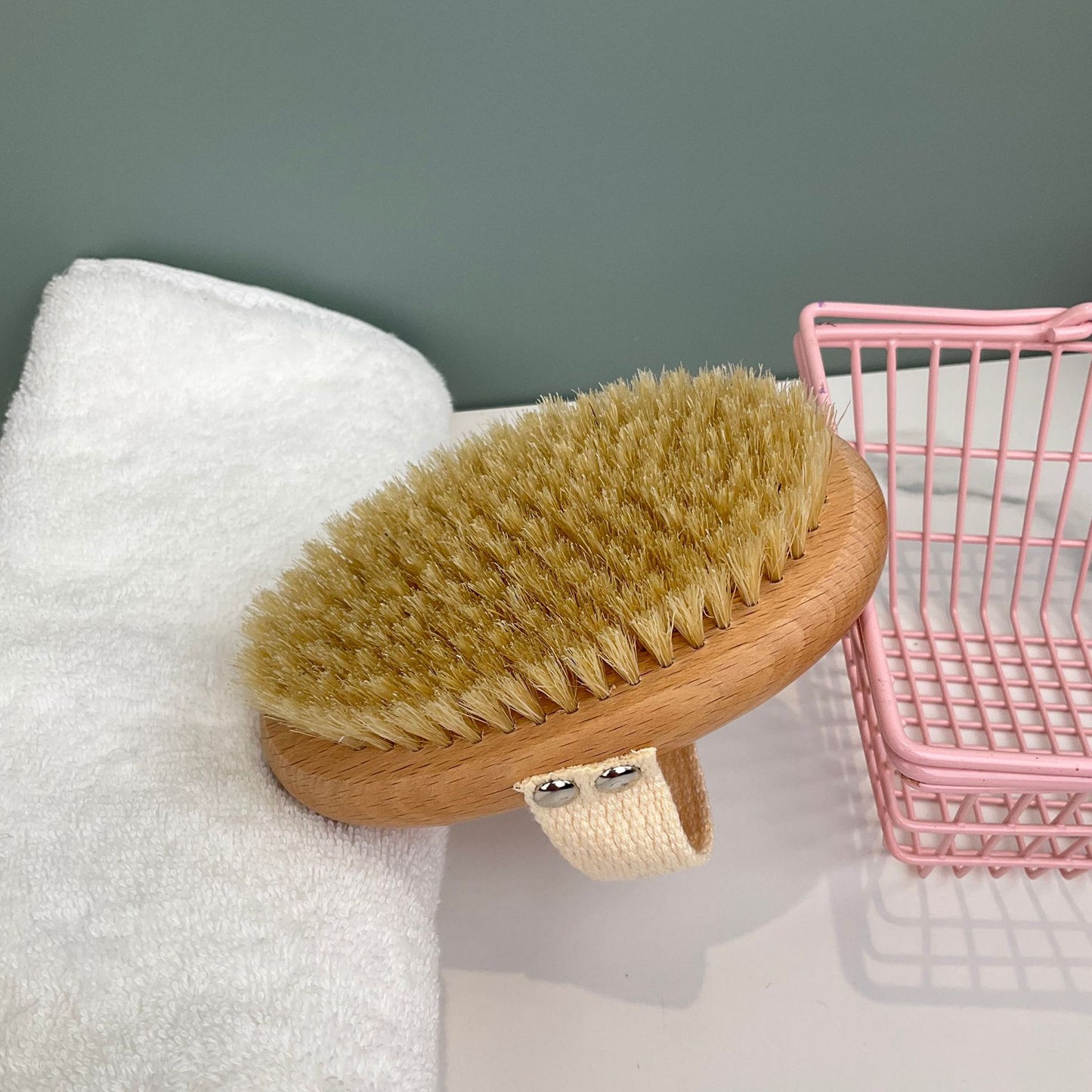 Natural Wooden Body Scrub Brush