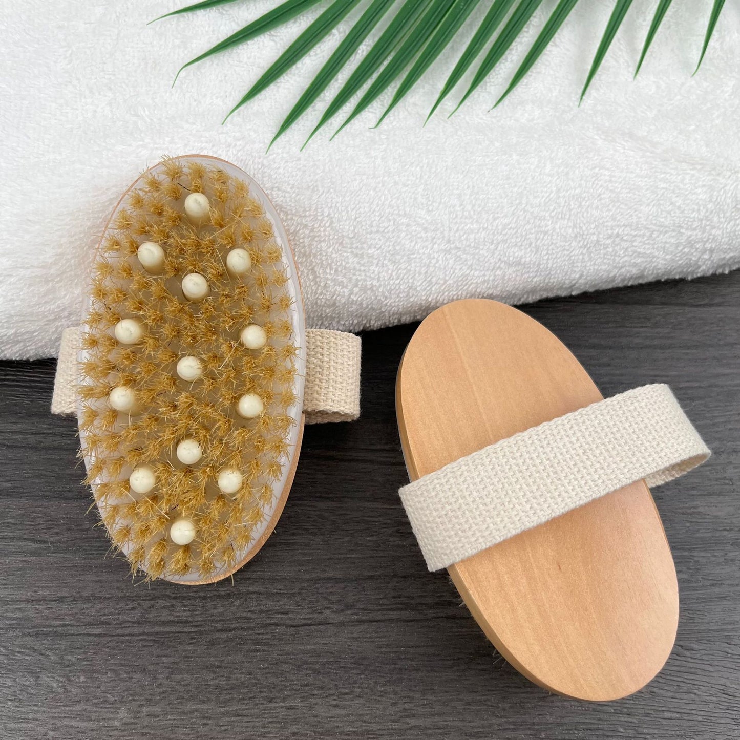 Natural Wooden Body Scrub Brush