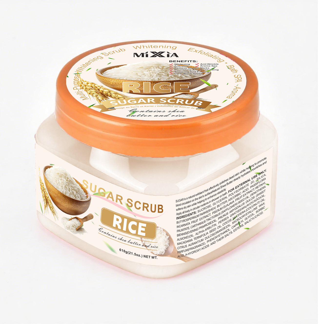 Exfoliating Sugar & Salt Body Scrub