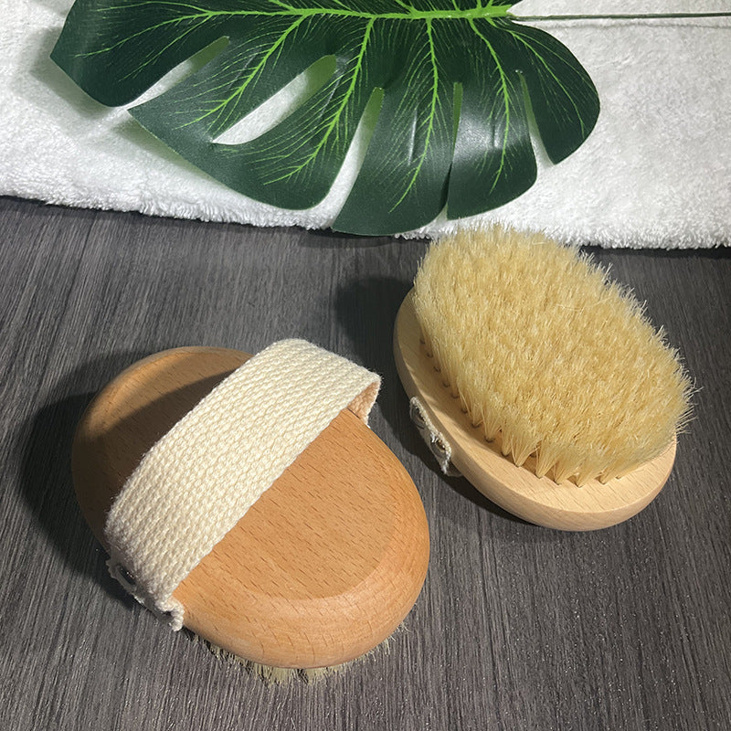 Natural Wooden Body Scrub Brush
