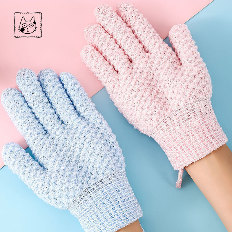 Nylon Exfoliating Bath Gloves