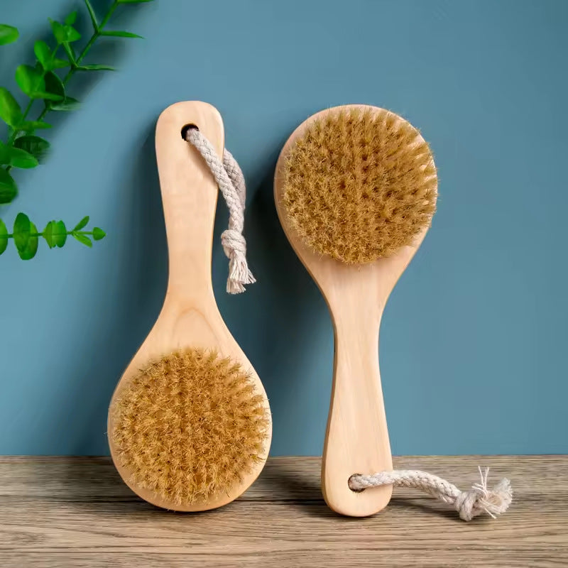 Natural Wooden Body Scrub Brush