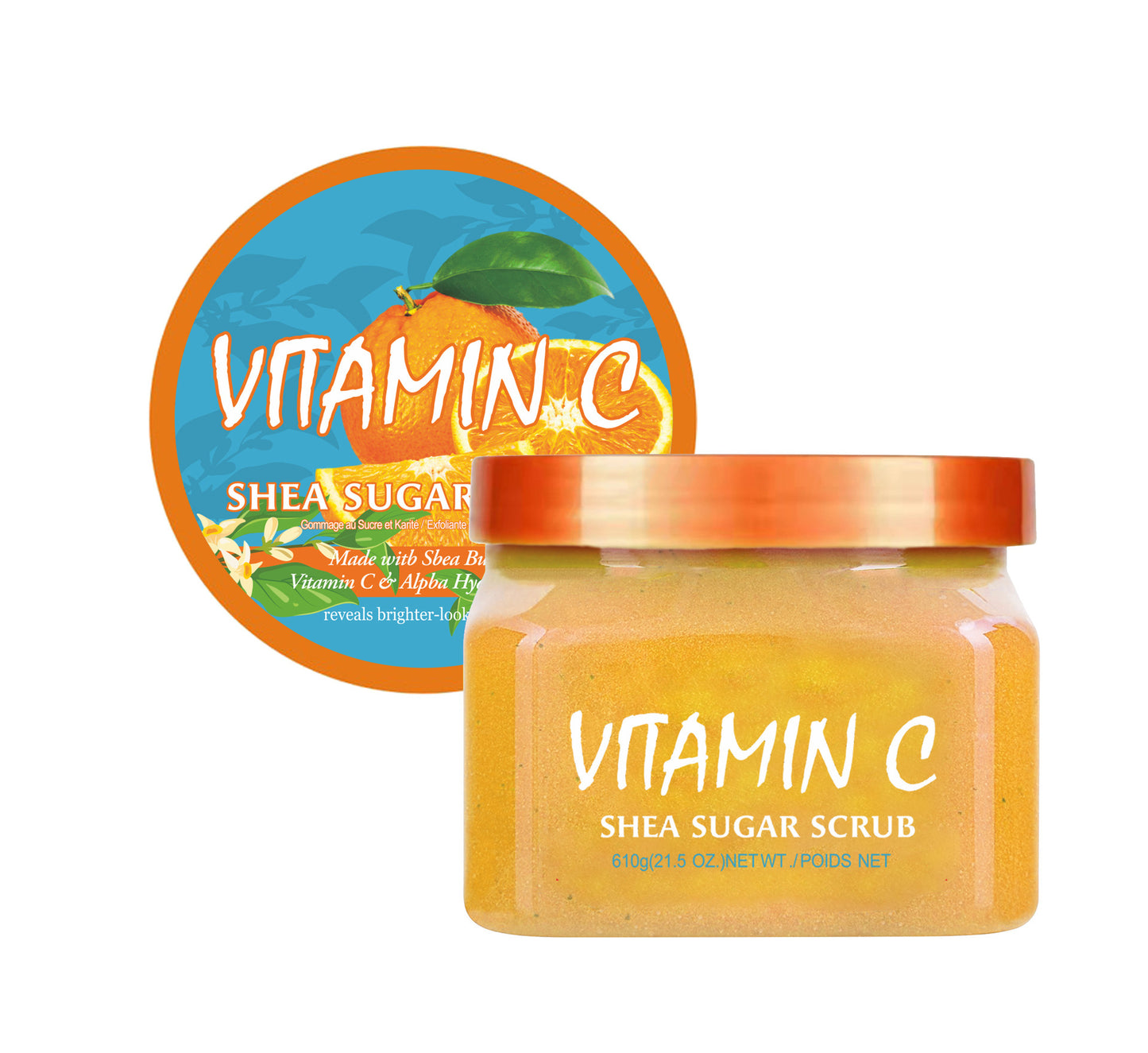 Exfoliating Sugar & Salt Body Scrub