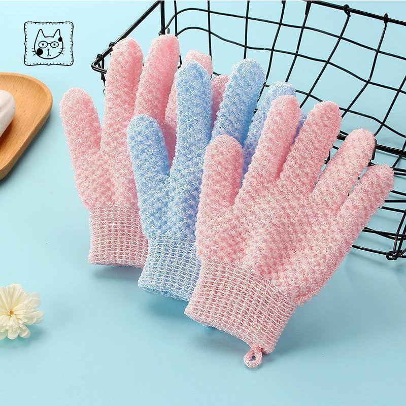Nylon Exfoliating Bath Gloves